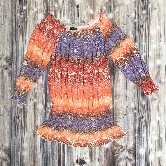 Off the shoulder print top - Picture 3 of 3